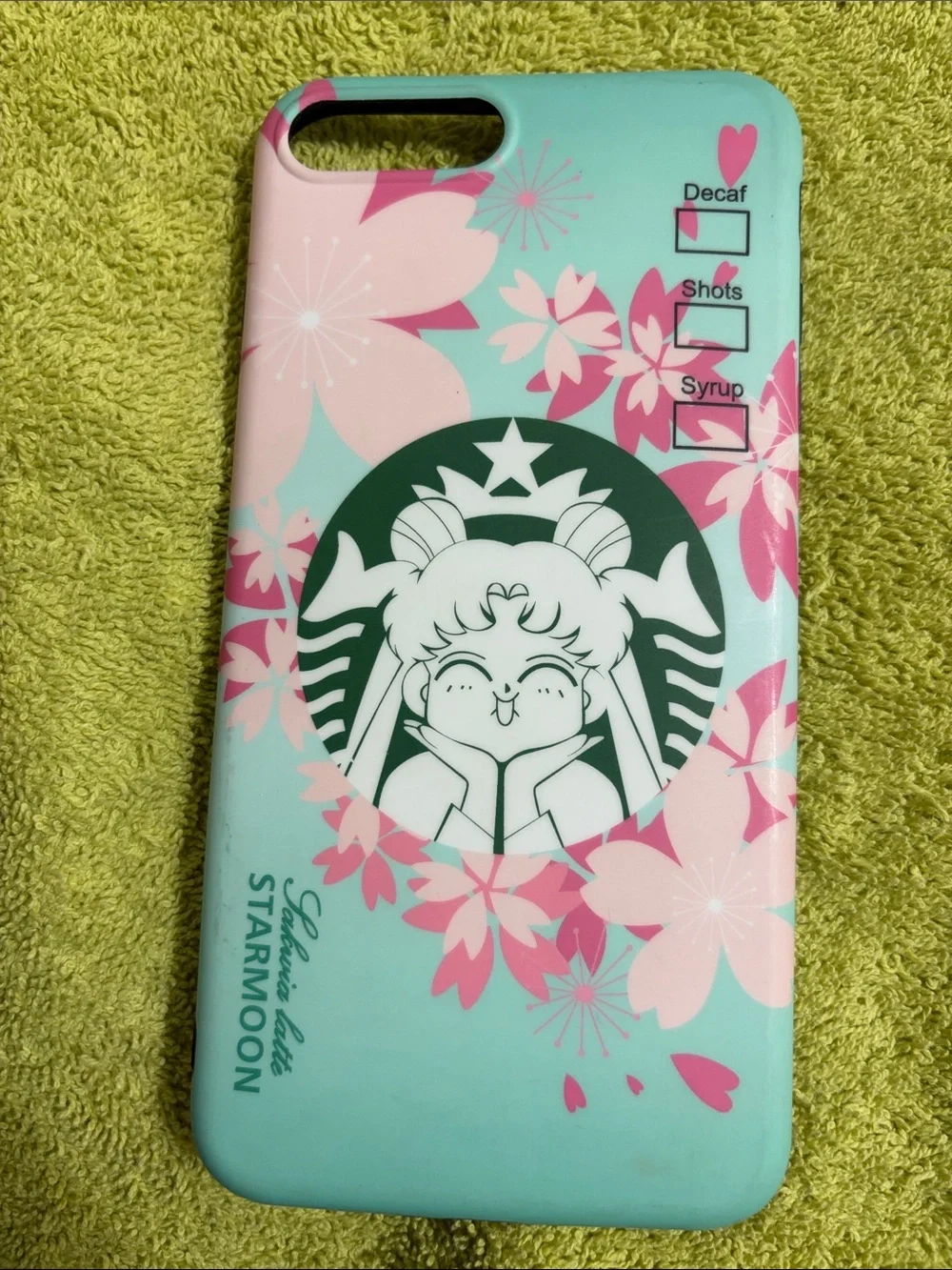 Usagi Tsukino (Sailor Moon) styled as the Starbucks siren IPhone 13 Case